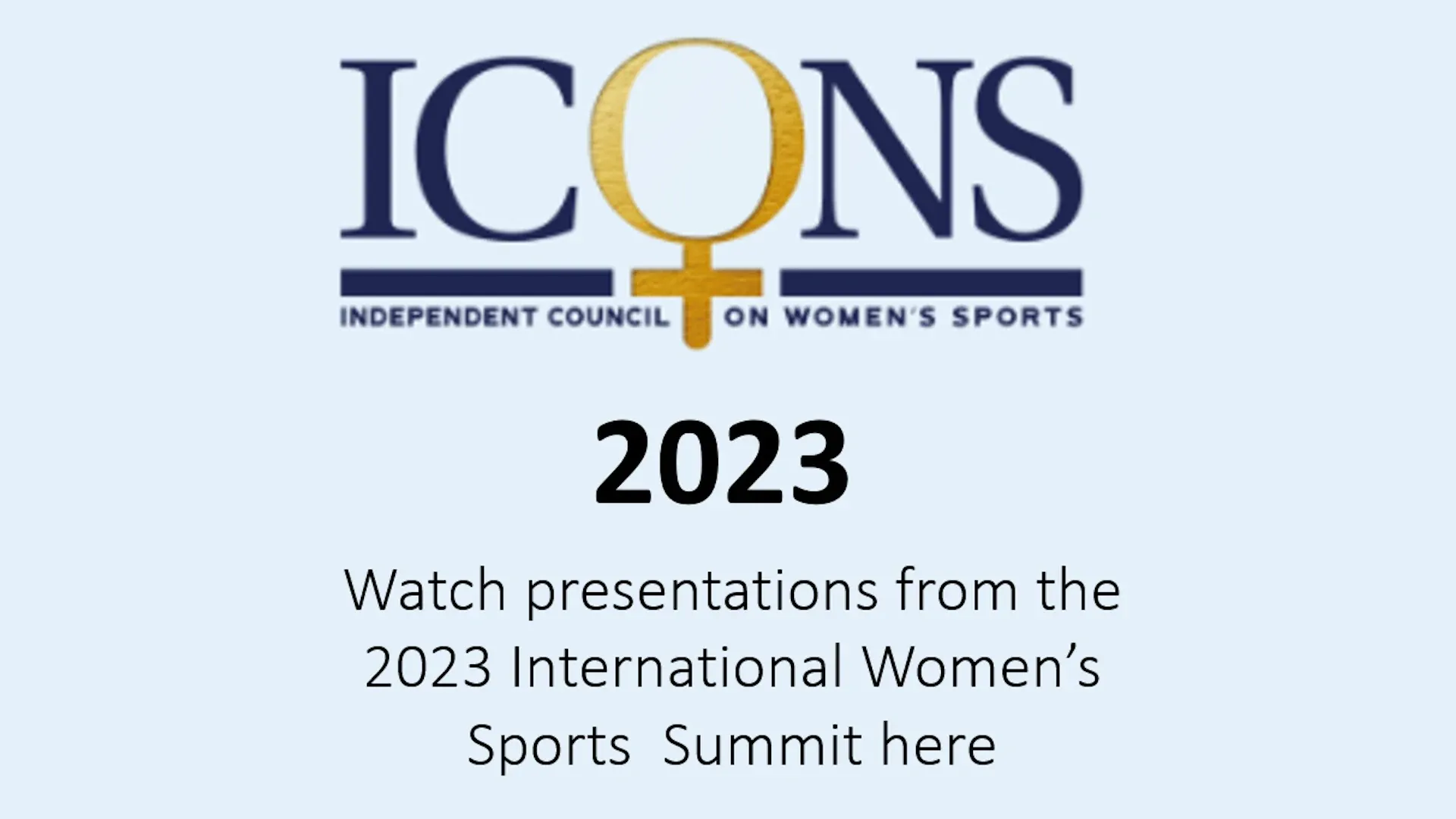 International Women’s Sports Summit 2023